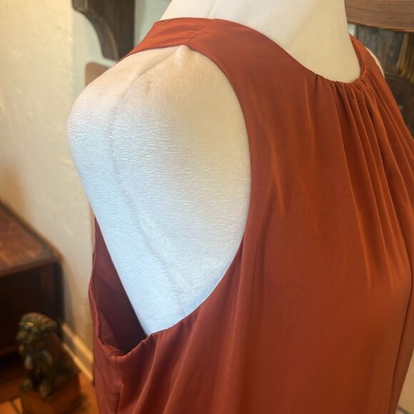 Banana Republic Factory OPEN-BACK JUMPSUIT, Rustic Orange, size XL - Picture 4 of 8